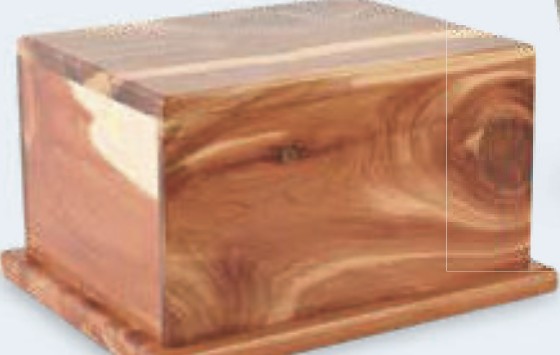 Cedar Memorial Urn
